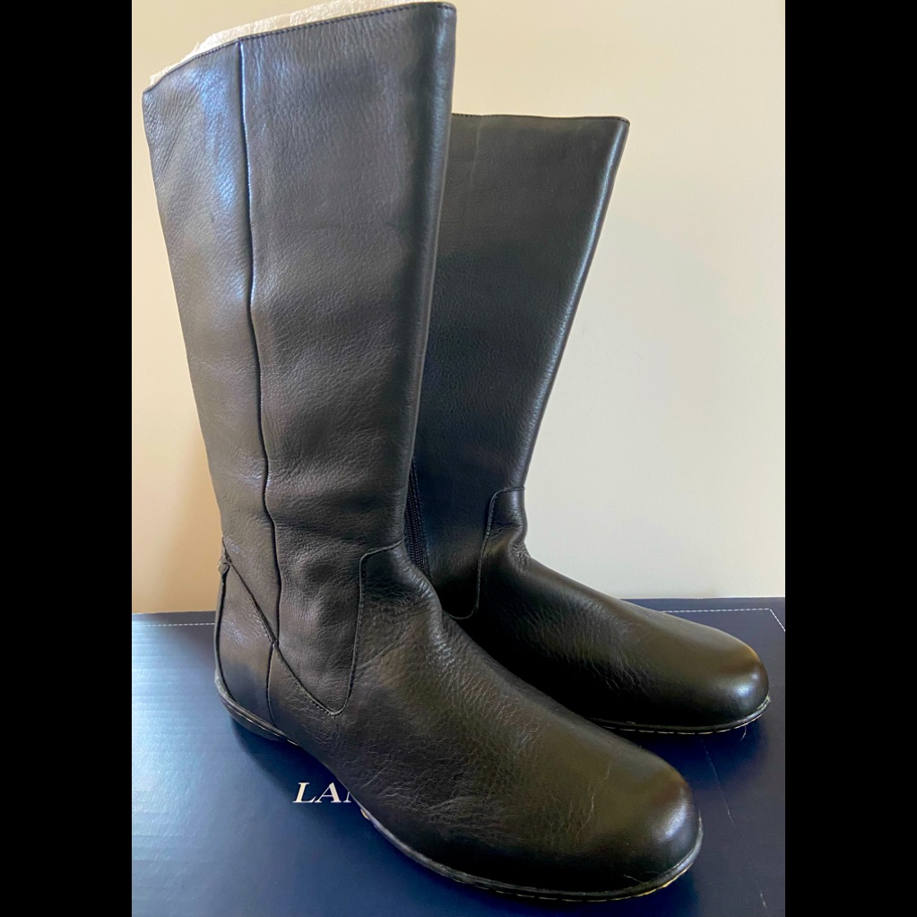 Bnwb Women’s Lands End Leather Comfort Mid-Calf Bt-M Shaft Boot - Size 9 M